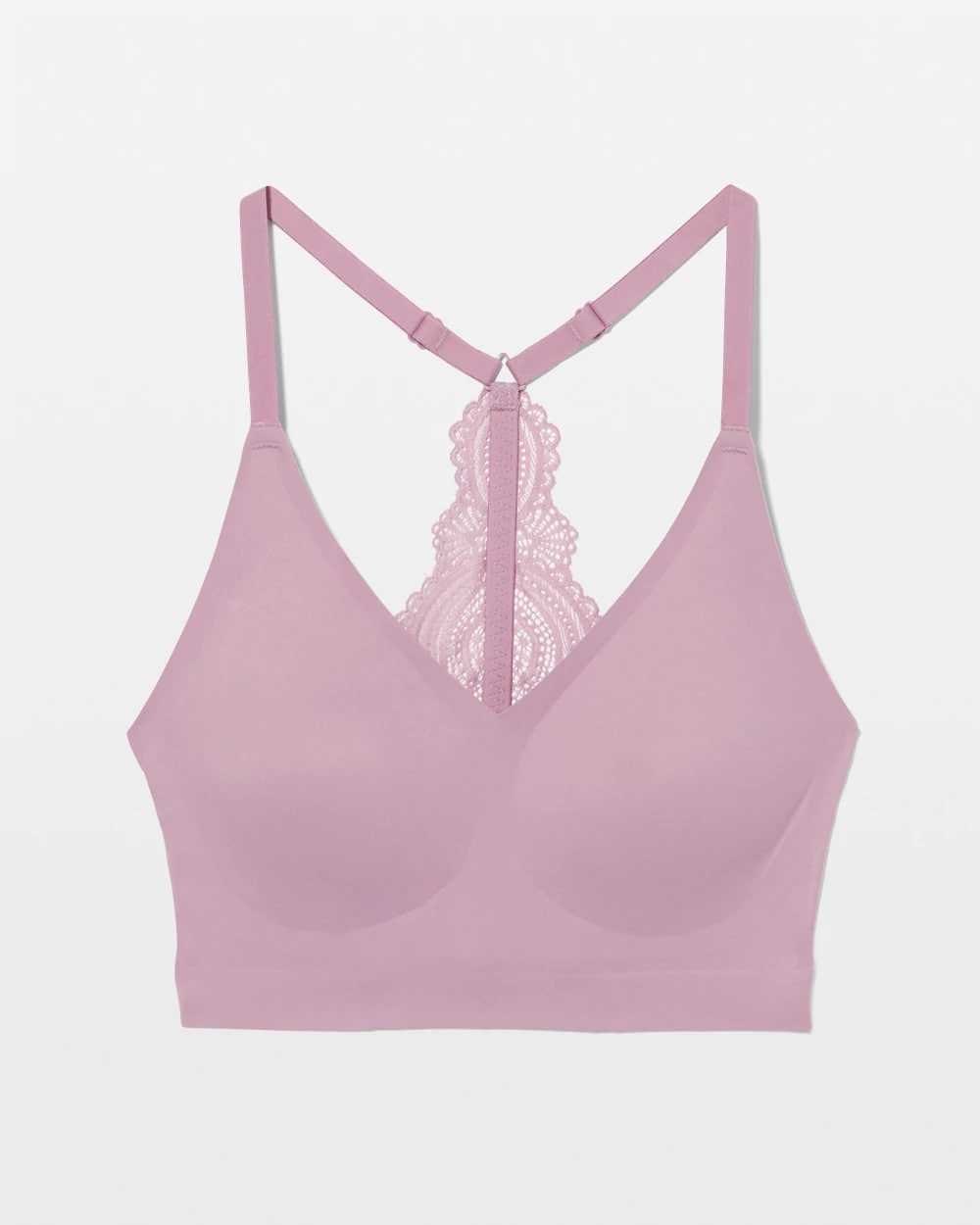 Soma / Racerback Bralette with Lace Back LILAC WINE
