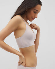Soma / Racerback Bralette with Lace Back GRAY GLASS