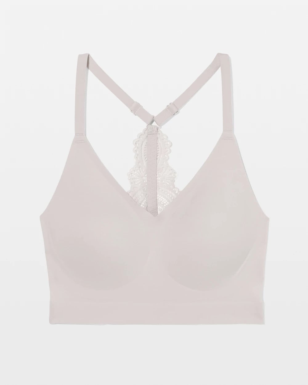 Soma / Racerback Bralette with Lace Back GRAY GLASS