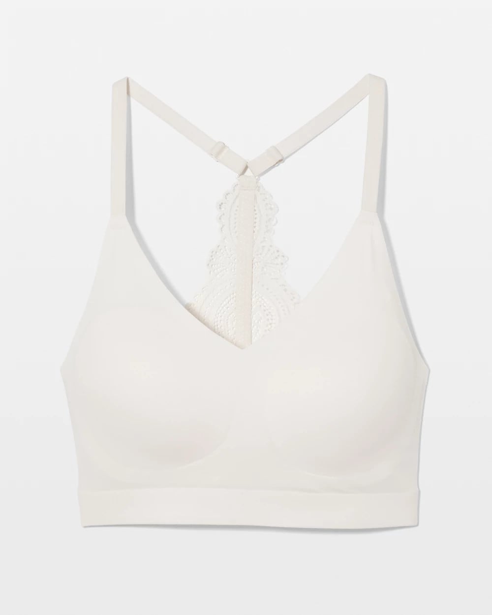 Soma / Racerback Bralette with Lace Back IVORY