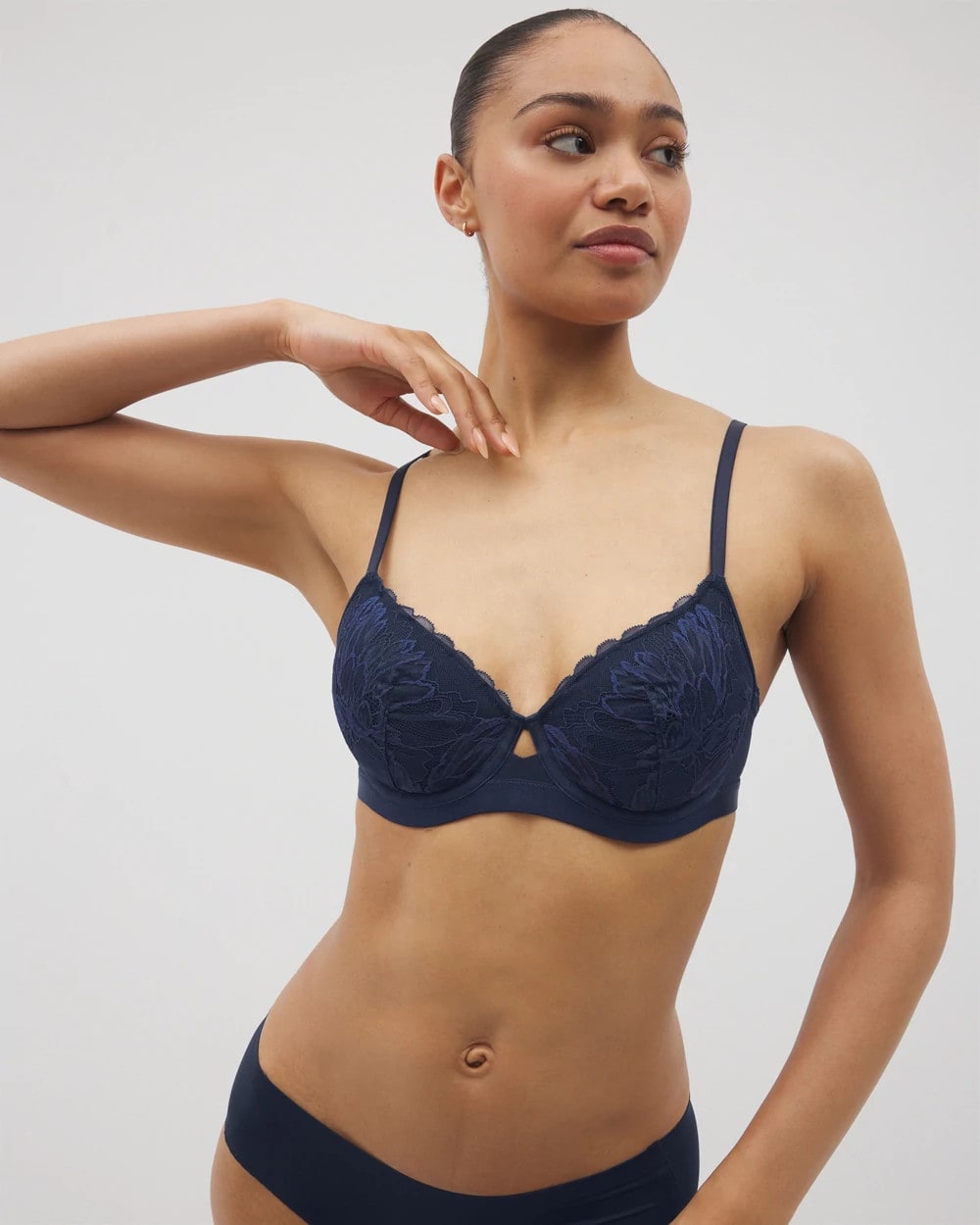 Soma / Perfect Coverage Bra with Lace NIGHTFALL NAVY