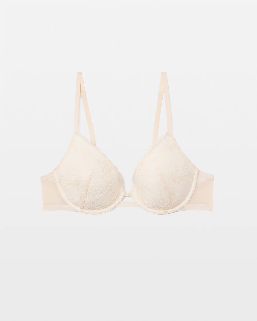 Soma / Plunge Bra with Lace PALE SAND