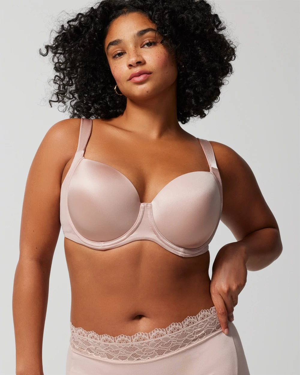 Soma / Full Coverage Bra ADOBE ROSE