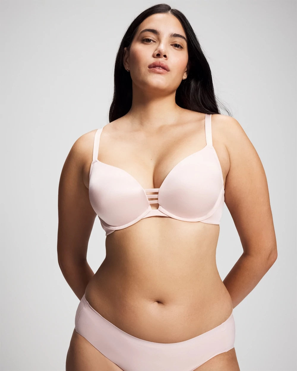 Soma / Push-up Plunge Bra PRETTY PINK