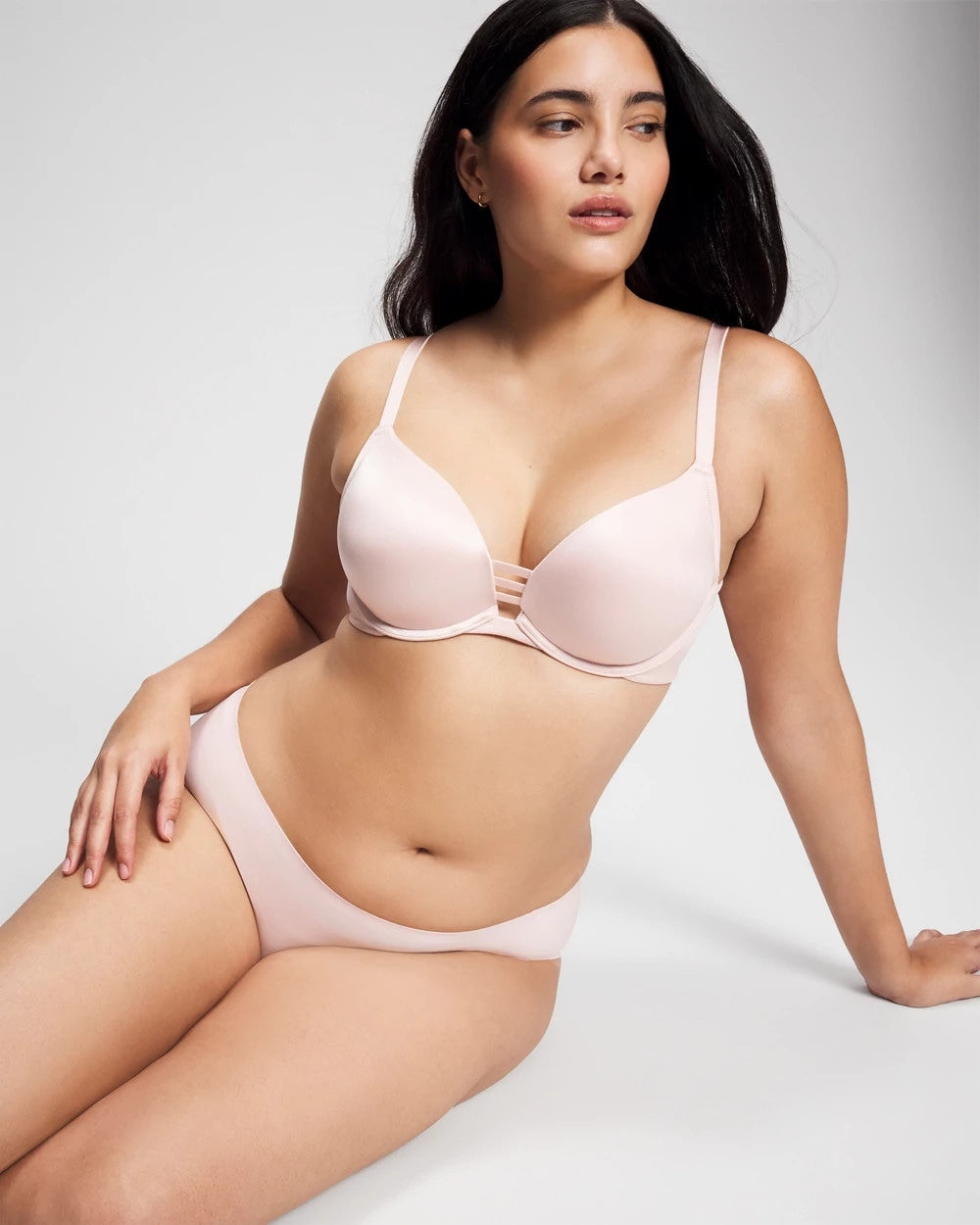 Soma / Push-up Plunge Bra PRETTY PINK
