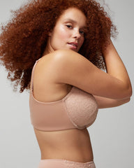 Soma / Push-up Plunge Bra with Lace HUSH