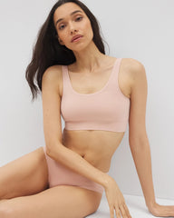 Soma / Seamless Rib Bralette HUSH