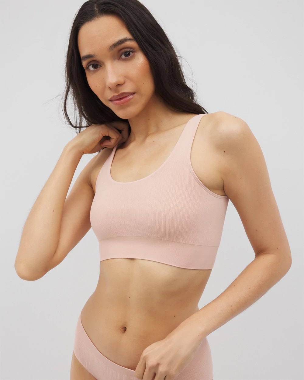 Soma / Seamless Rib Bralette HUSH