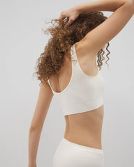 Soma / Seamless Rib Bralette IVORY