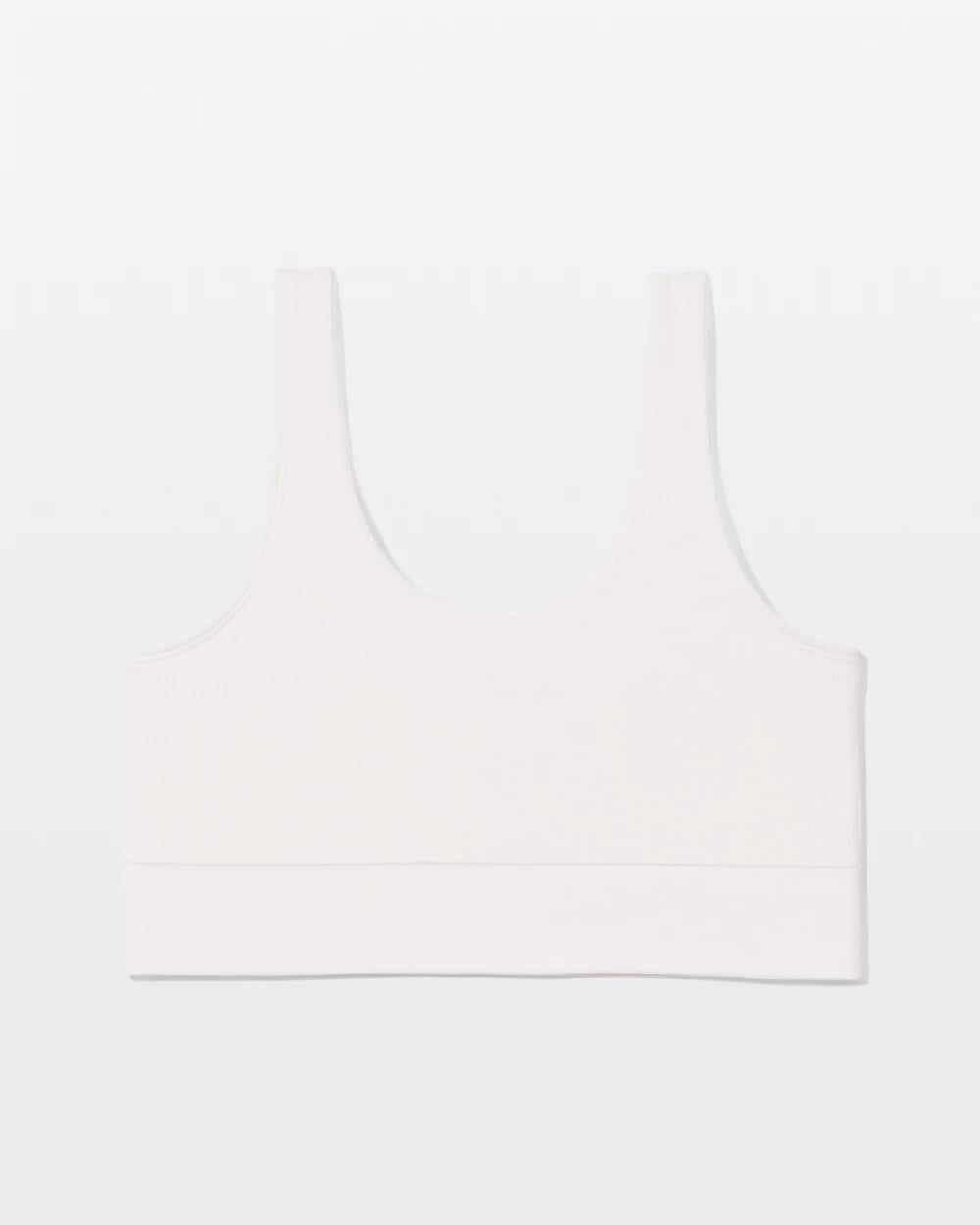 Soma / Seamless Rib Bralette IVORY