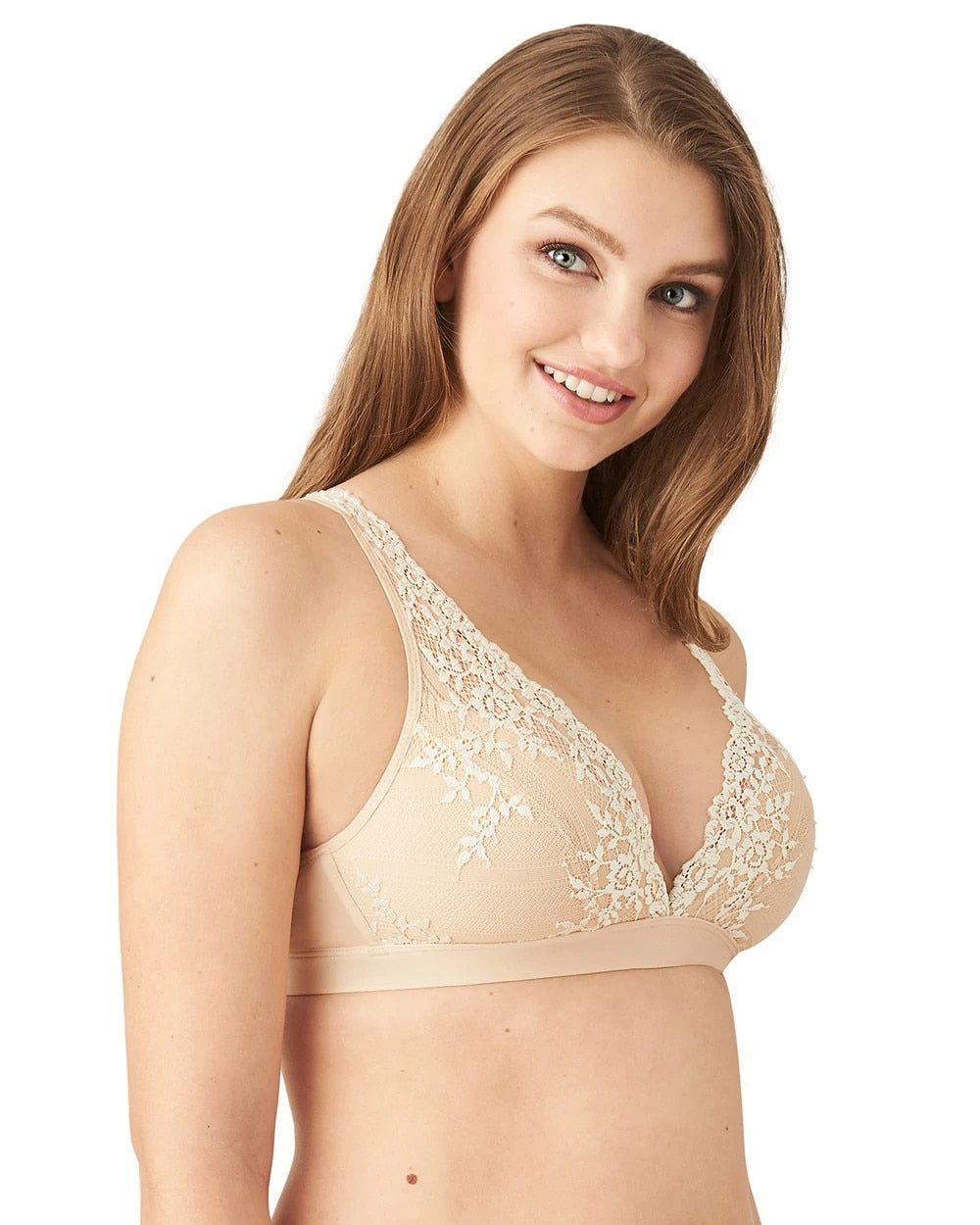 Soma / Embrace Lace Soft Cup Bra NATURALLY NUDE/IVORY
