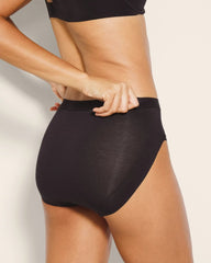 Soma / Cotton High-Leg Panty BLACK