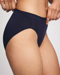 Soma / Cotton High Leg Panty NIGHTFALL NAVY