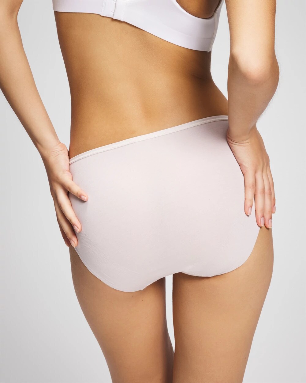 Soma / Cotton High Leg Panty LILAC ASH