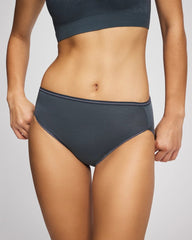 Soma / Cotton High Leg Panty PETROL