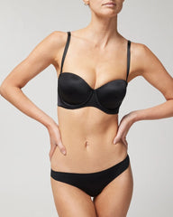 Soma / Soft Stretch Thong Panty BLACK