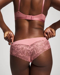 Soma / Cheeky Hipster Panty with Lace Back ANTIQUE PINK