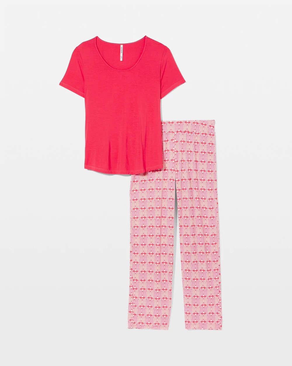 Soma / Short Sleeve + Pant Pajama Set TRUE LOVE HEARTS DESIRE