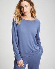 Soma / Long-Sleeve Pajama Top SUNDOWN BLUE