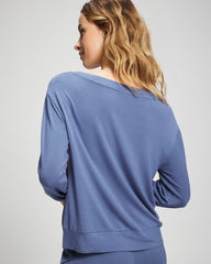 Soma / Long-Sleeve Pajama Top SUNDOWN BLUE