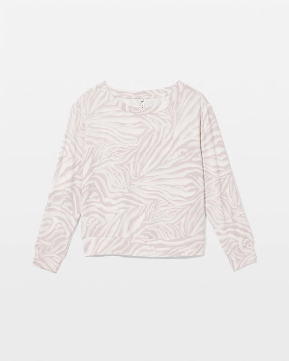 Soma / Long-Sleeve Pajama Top ZEBRA ZEN GRAY GLASS