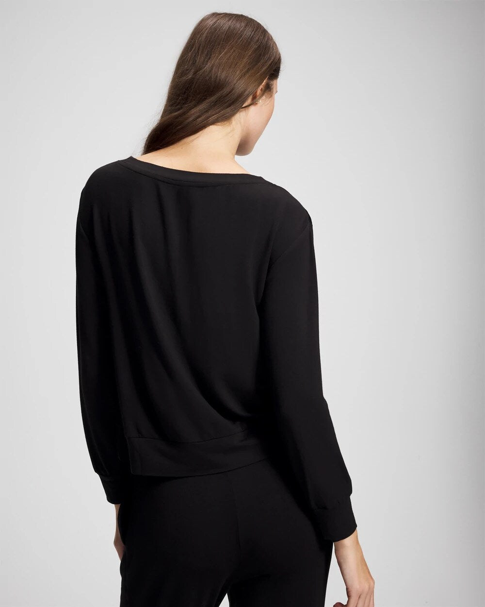 Soma / Long-Sleeve Pajama Top BLACK