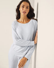 Soma / Long-Sleeve Pajama Top BLUE MIST