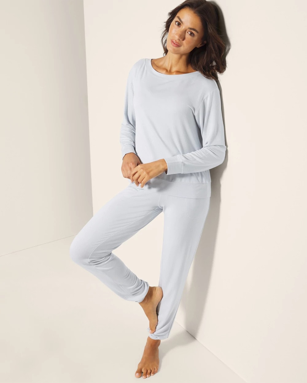 Soma / Long-Sleeve Pajama Top BLUE MIST