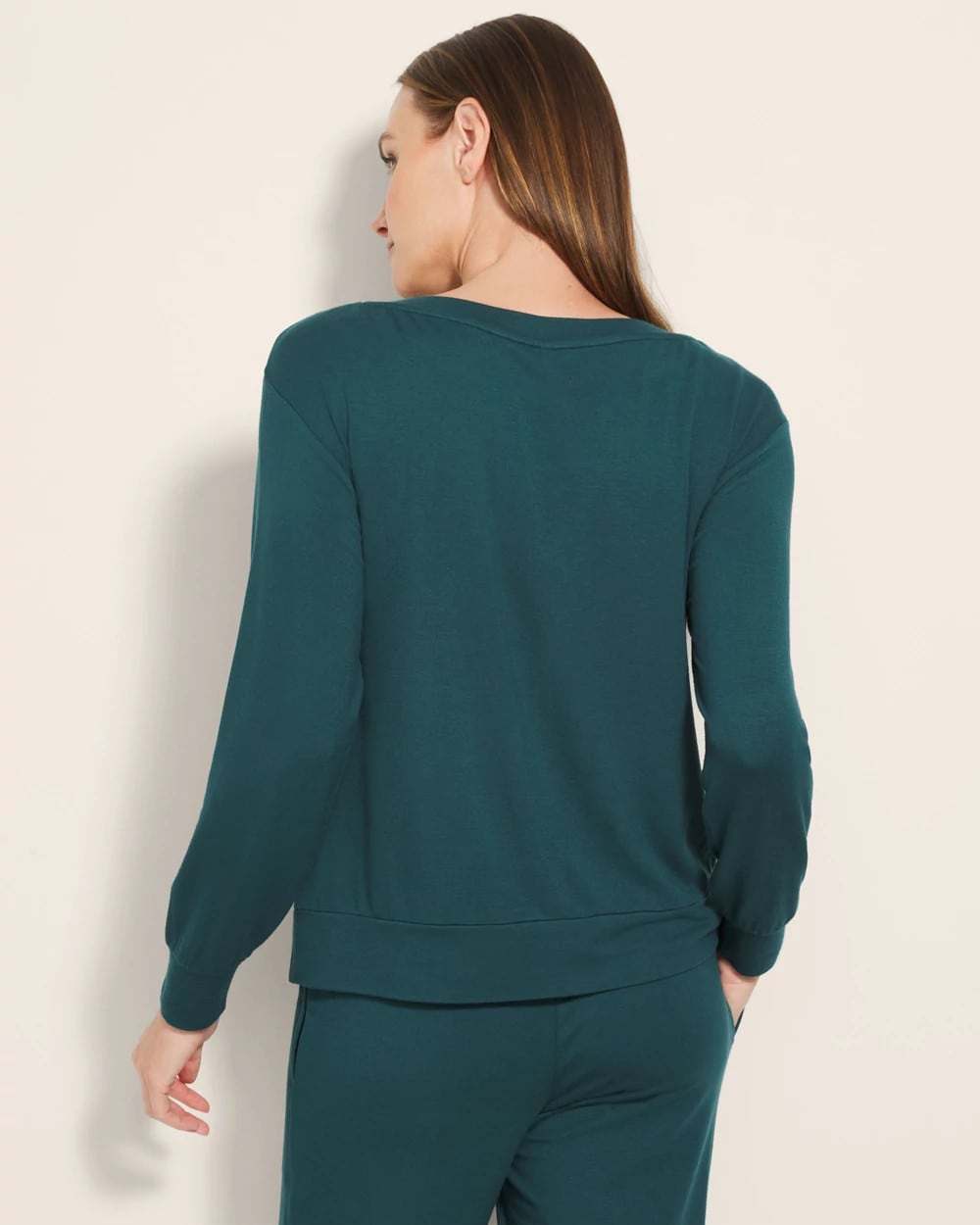 Soma / Long-Sleeve Pajama Top DEEP TEAL