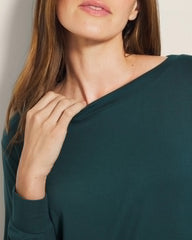 Soma / Long-Sleeve Pajama Top DEEP TEAL