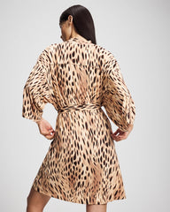 Soma / Short Robe SPLENDID LEOPARD AMBER