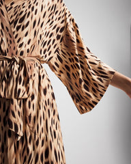 Soma / Short Robe SPLENDID LEOPARD AMBER