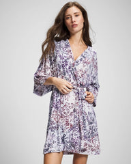 Soma / Short Robe LACE HARMONY LILAC