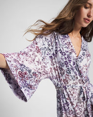 Soma / Short Robe LACE HARMONY LILAC