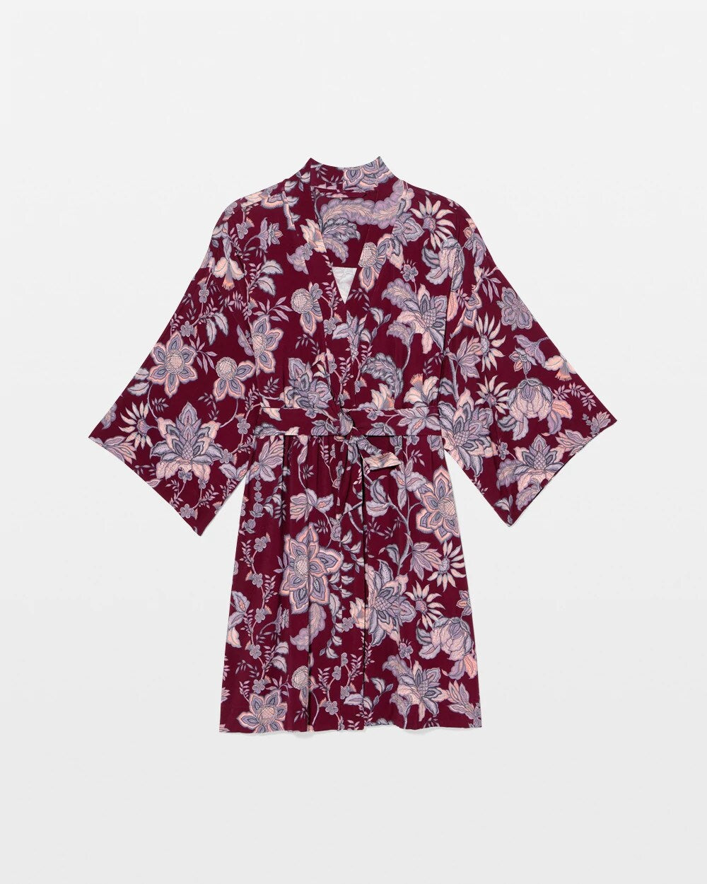 Soma / Short Robe PAISLEY SPLENDOR PLUM