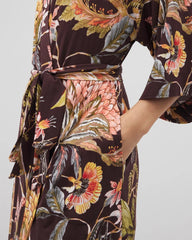 Soma / Short Robe PARROT-DISO PLUME G PLUM