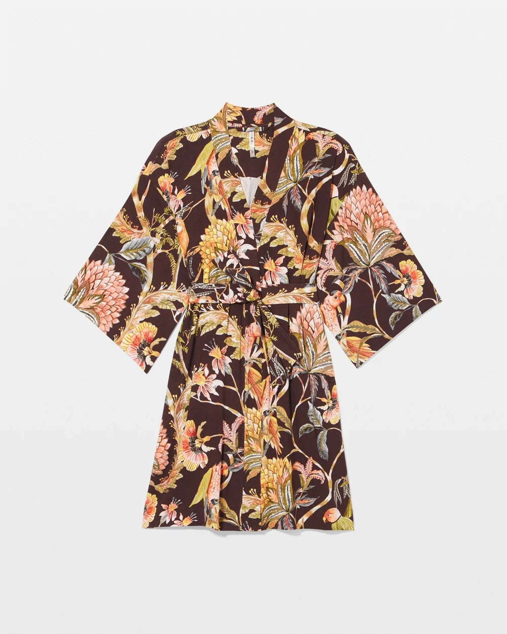 Soma / Short Robe PARROT-DISO PLUME G PLUM