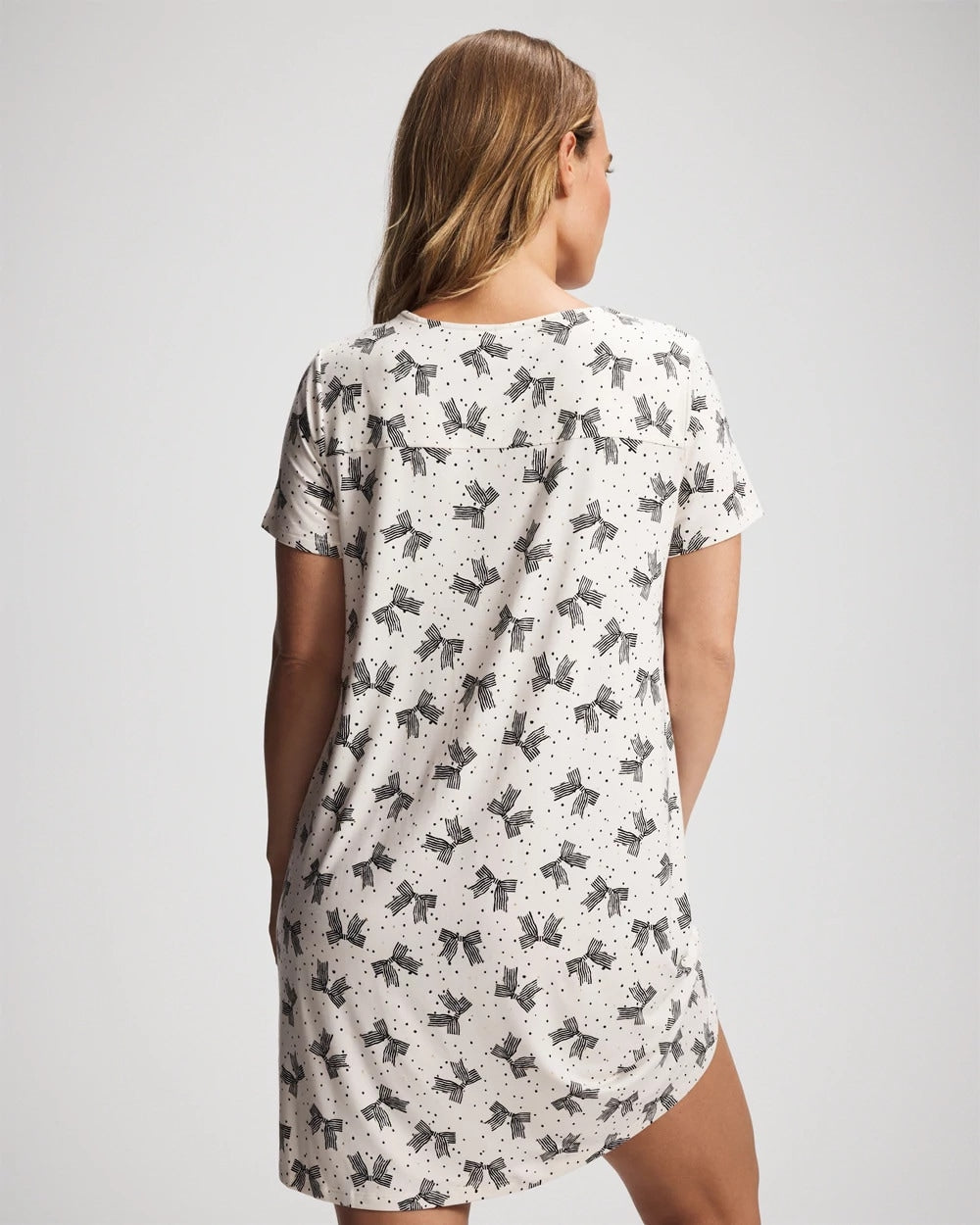 Soma / Short Sleeve Scoop Neck Sleepshirt THATS A WRAP CHAMP MICRO