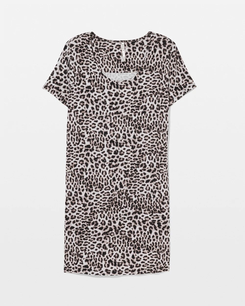 Soma / Short Sleeve Scoop Neck Sleepshirt DIVINE LEOPARD TAUPE
