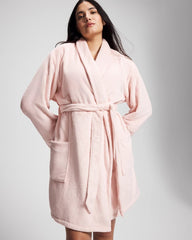 Soma / Plush Short Robe PRETTY PINK