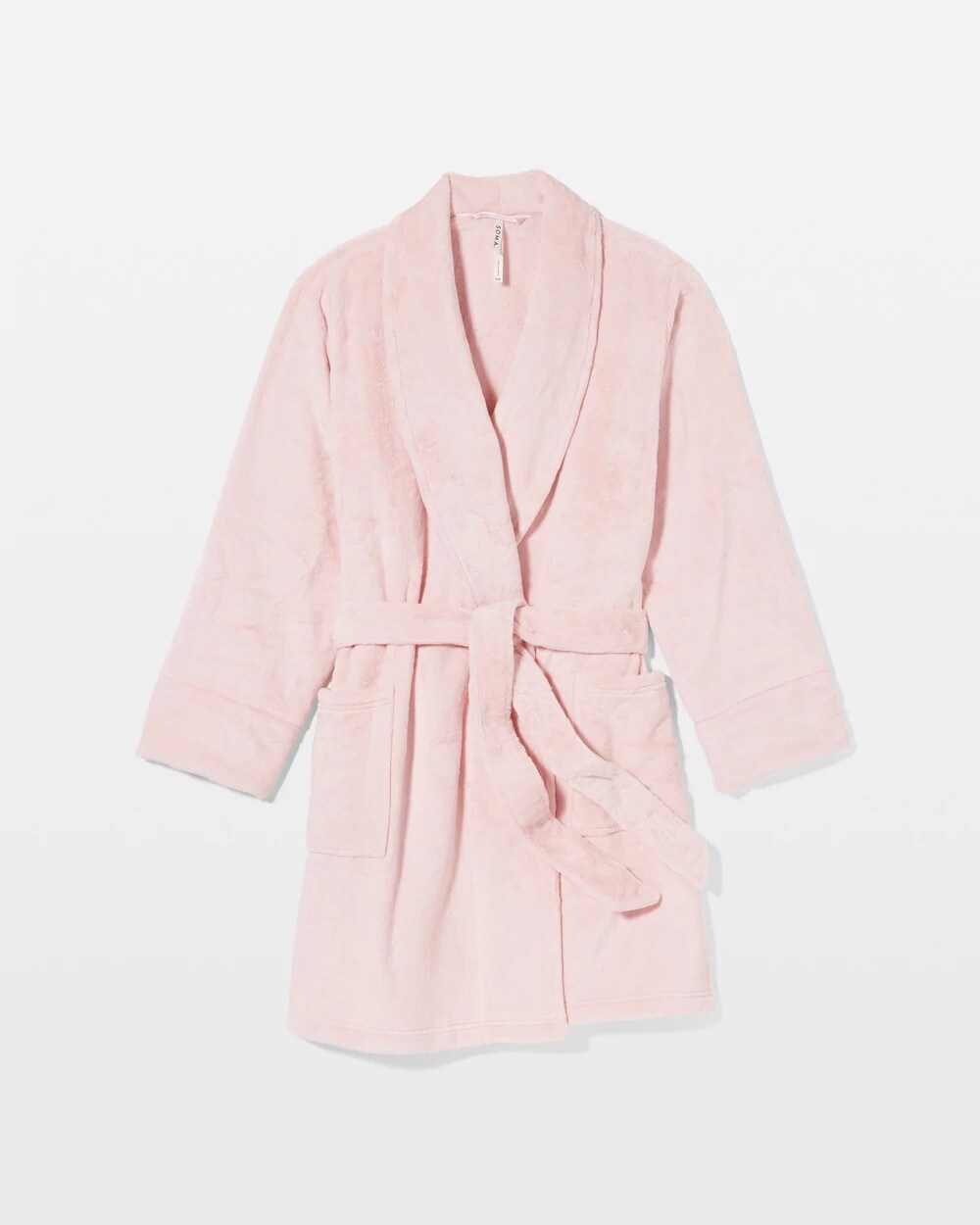 Soma / Plush Short Robe PRETTY PINK
