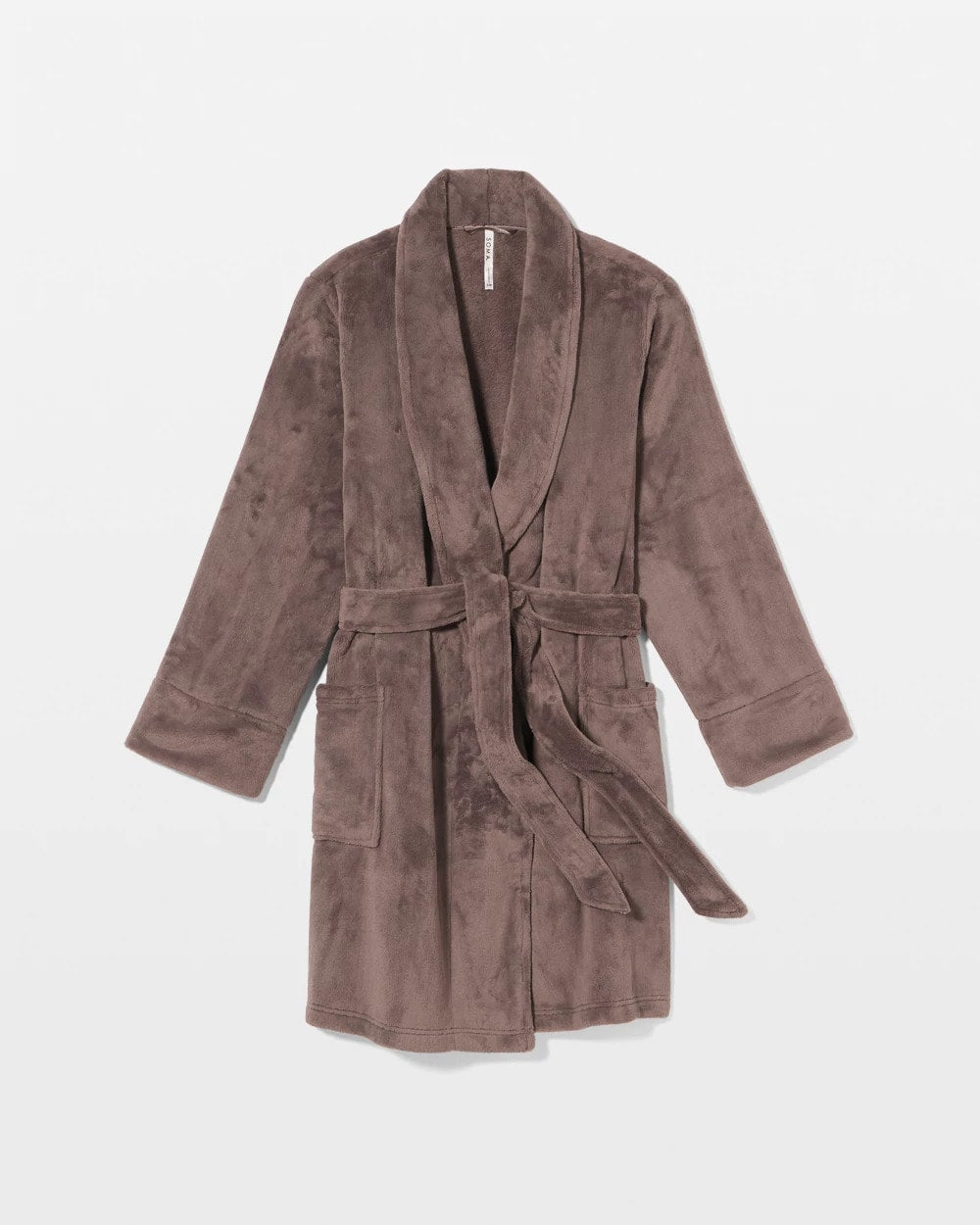 Soma / Plush Short Robe DARK TAUPE