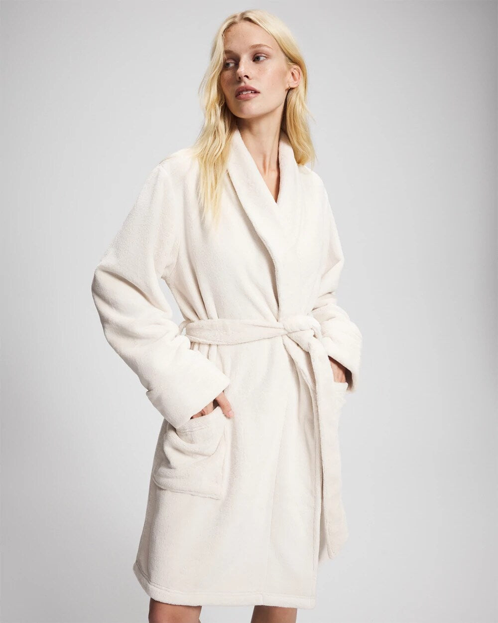 Soma / Plush Short Robe CHAMPAGNE DREAMS