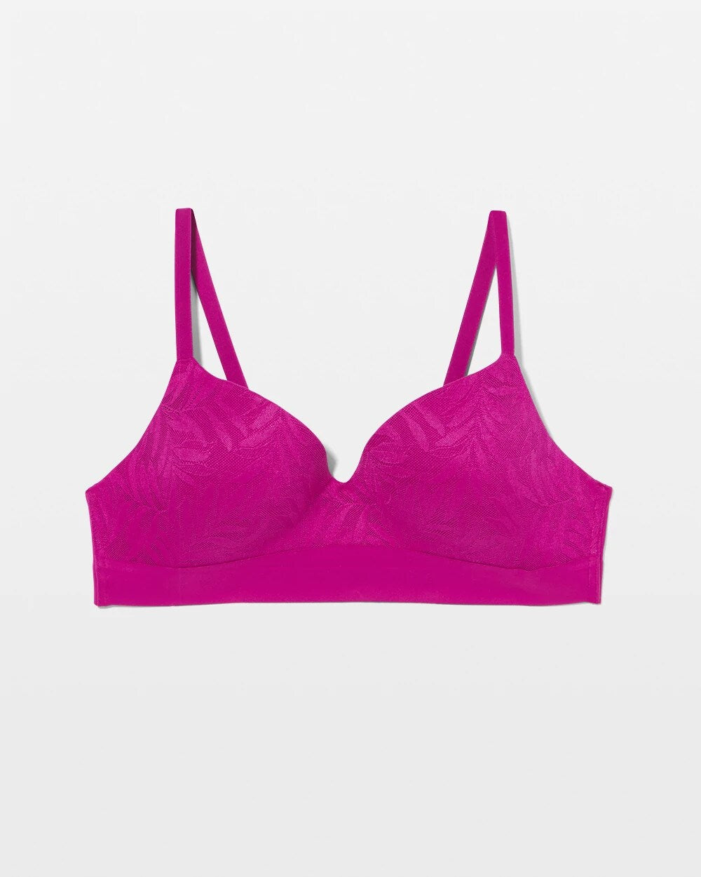 Soma / Wireless Bra with Lace MAGENTA ORCHID