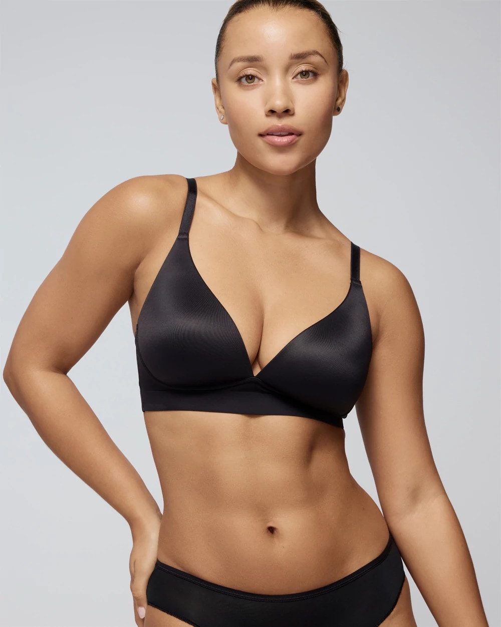 Soma / Luxe Plunge Bralette BLACK