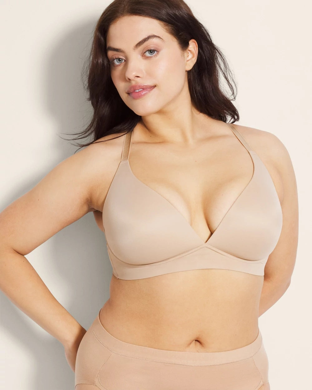 Soma / Luxe Plunge Bralette WARM AMBER