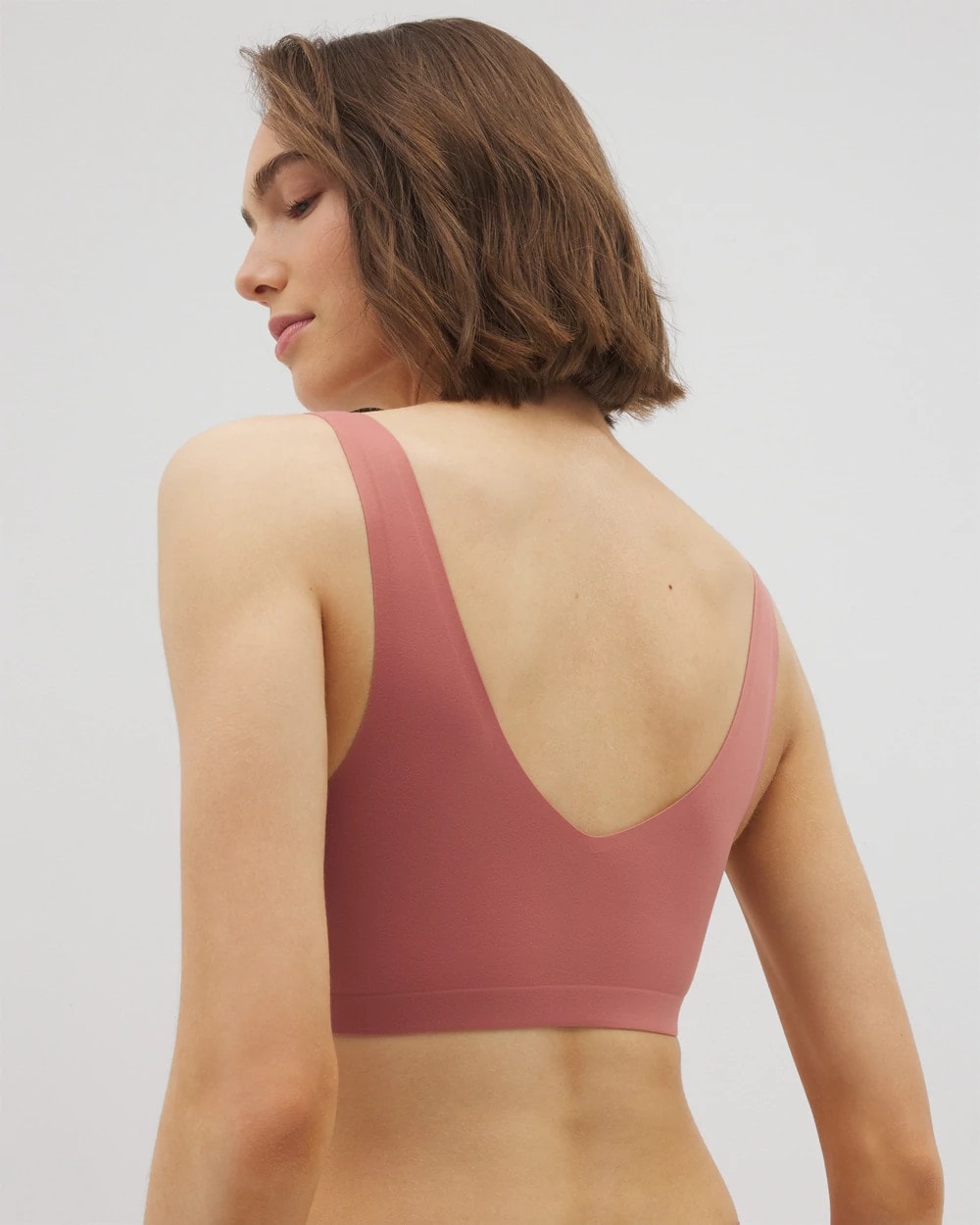 Soma / Mesh Bralette CLAY ROSE
