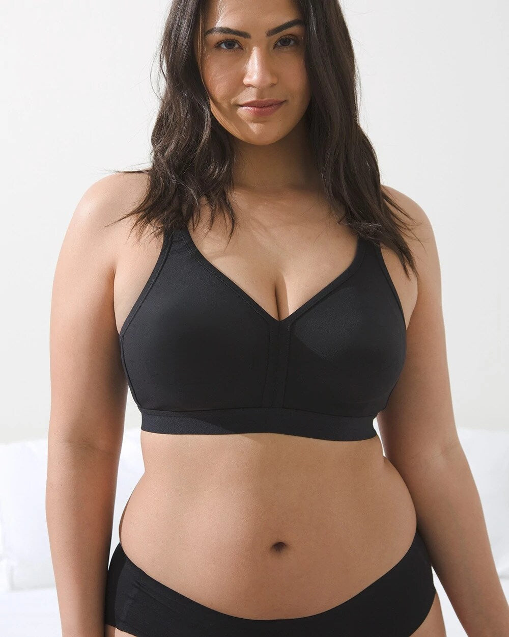 Soma / Wireless Unlined Full Coverage Bra BLACK