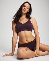 Soma / Wireless Unlined Full Coverage Bra PLUM PERFECT