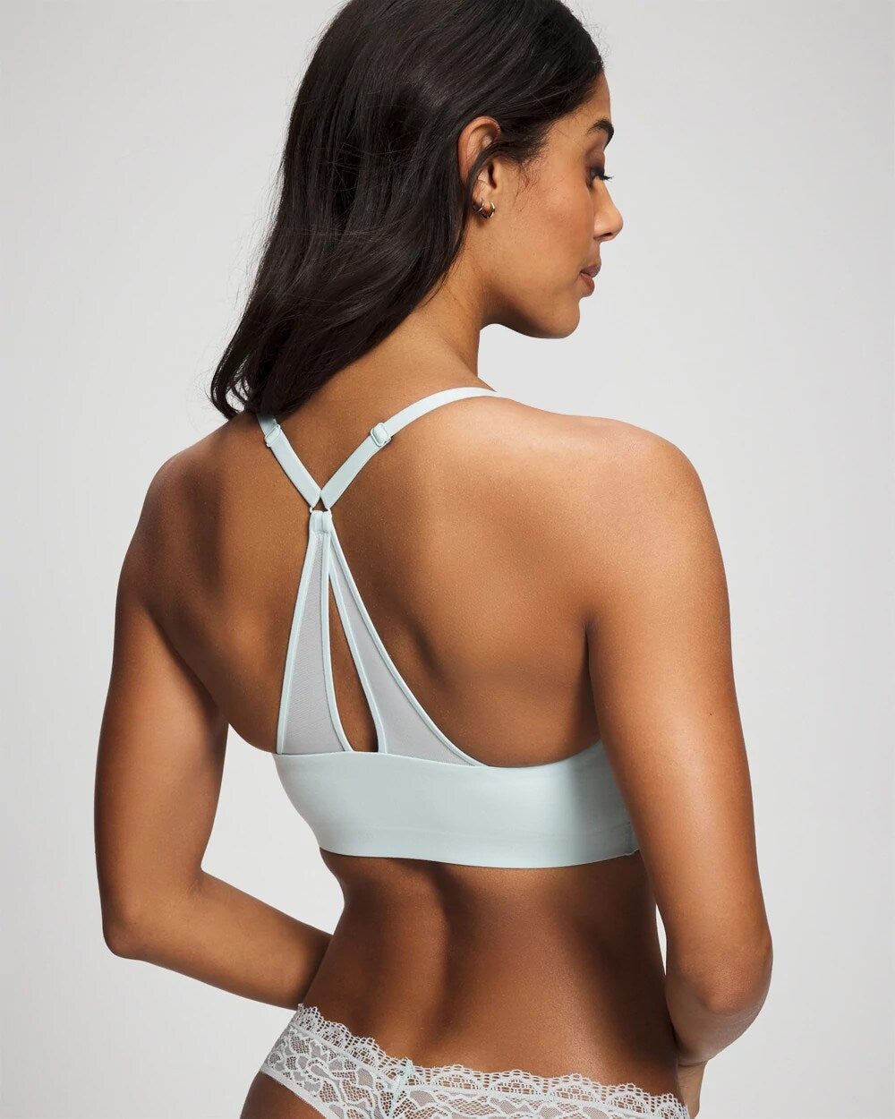 Soma / Racerback Mesh Bralette TRANQUILITY